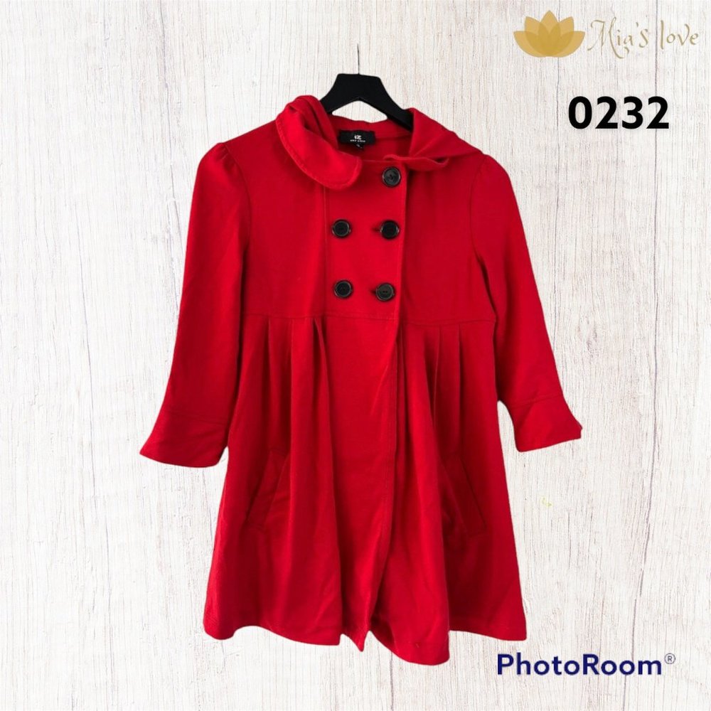 Iz Red, cape girl, Size XL, Jacket Blazer, 100% Cotton